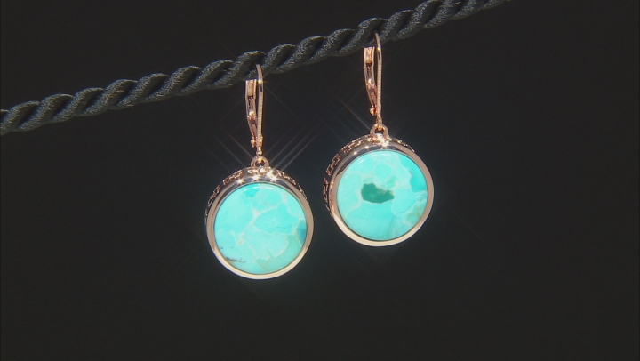 Turquoise Copper Earrings Video Thumbnail
