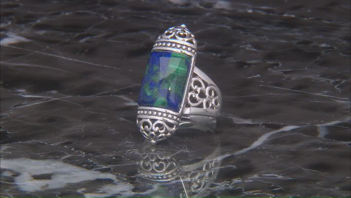 Lapis Sterling Silver Solitaire Ring Video Thumbnail