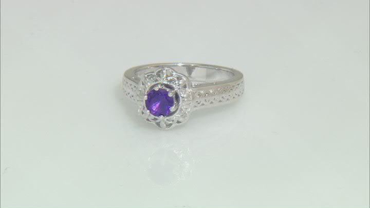 Multi Gem Rhodium Over Sterling Silver Interchangeable Ring with Box 2.33ctw Video Thumbnail
