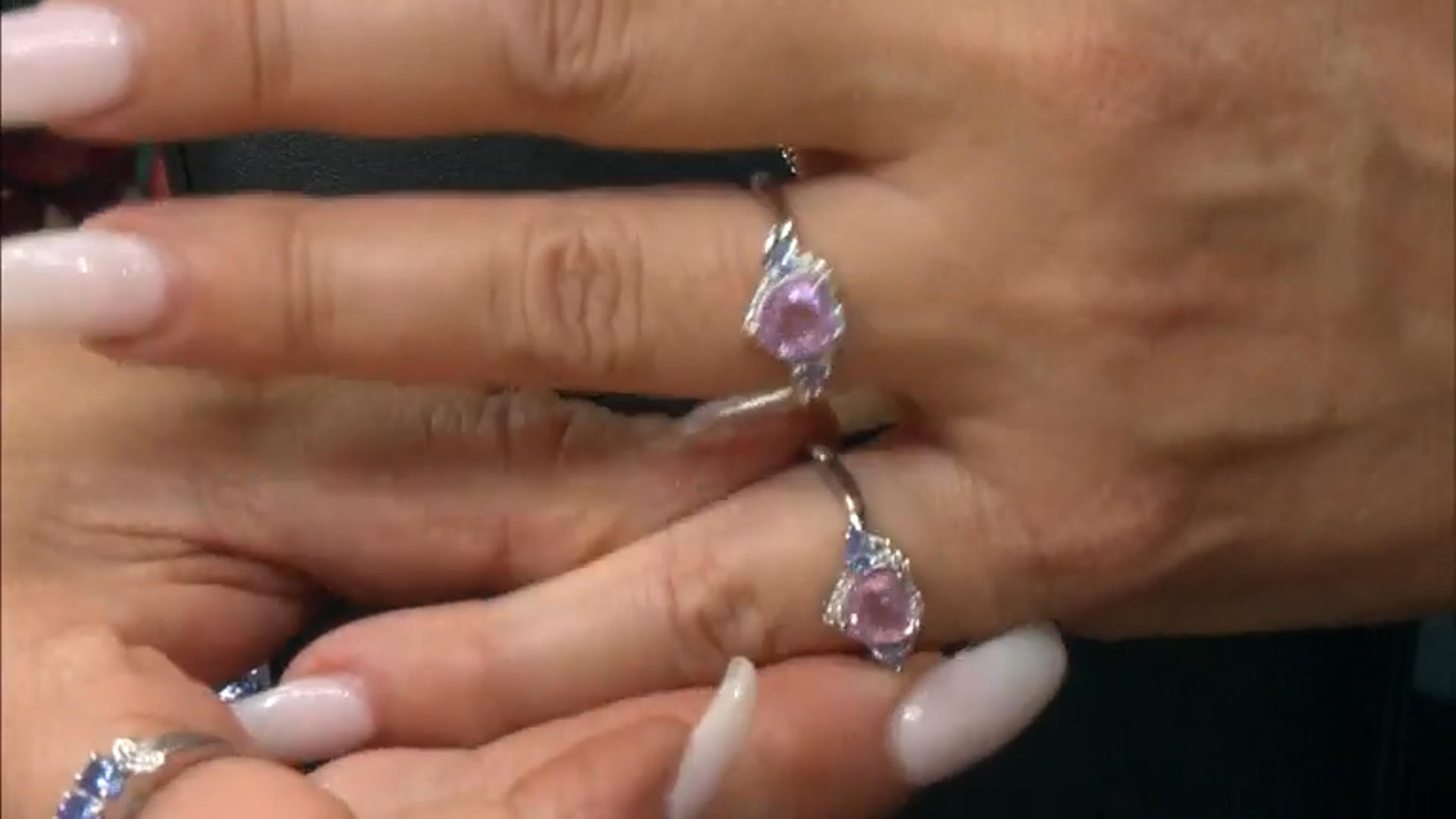 Pink Kunzite Rhodium Over Silver Pendant With Chain 1.59ctw Video Thumbnail