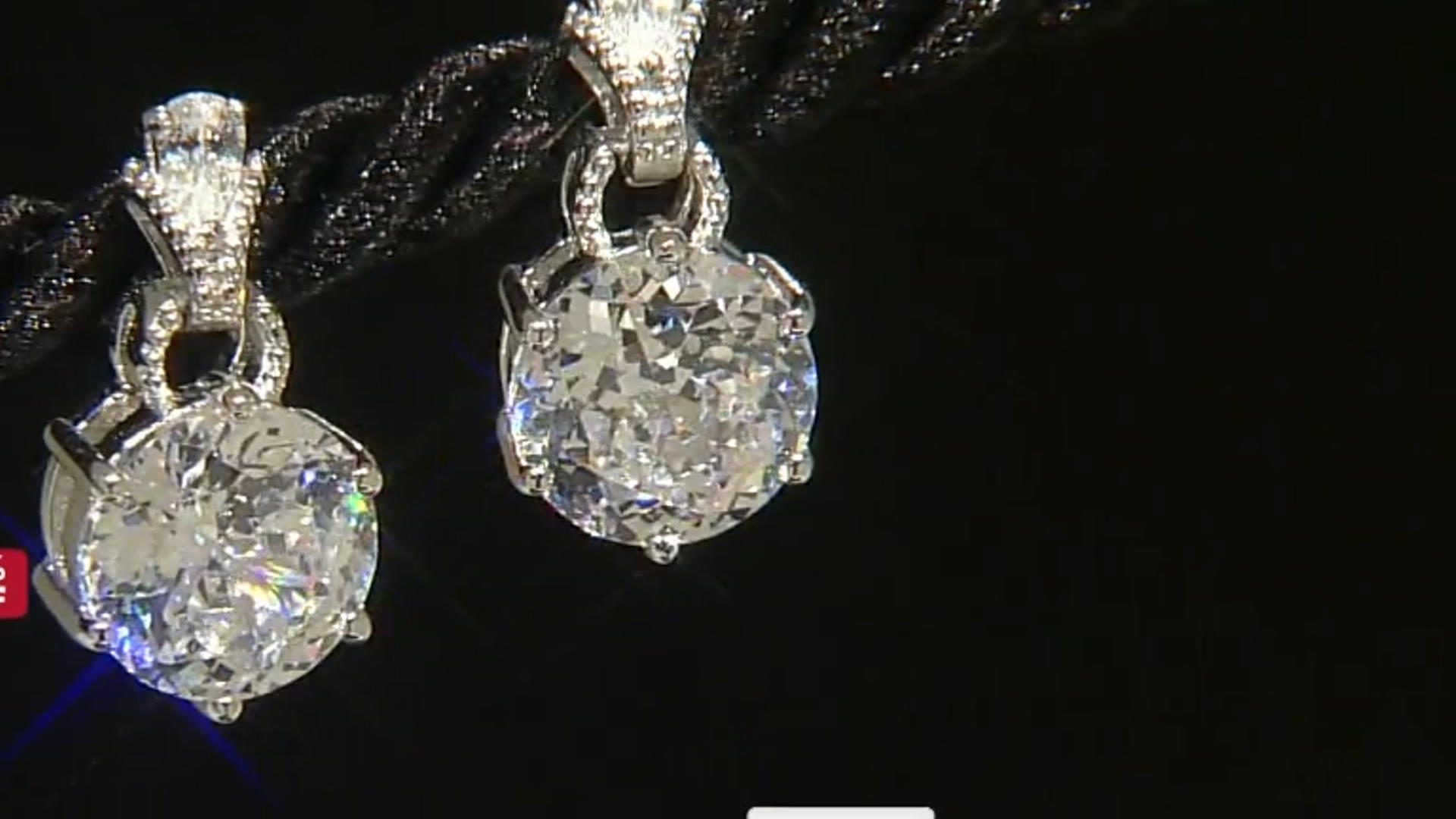 Cubic Zirconia Rhodium Over Sterling Silver Earrings 10.16ctw Video Thumbnail