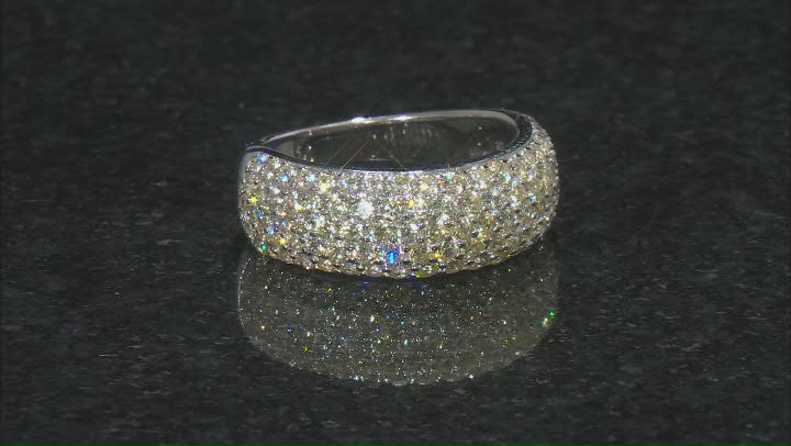Yellow Cubic Zirconia Rhodium Over Silver Ring Video Thumbnail