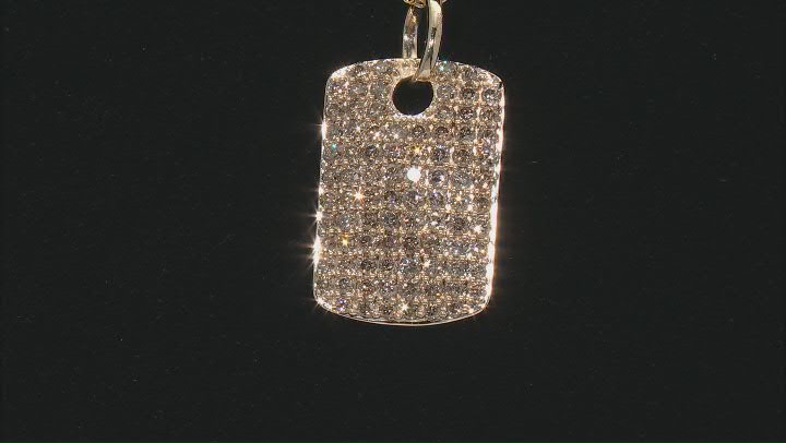 Candlelight Diamonds™ 10k Yellow Gold Cluster Pendant With Adjustable Rope Chain 2.40ctw Video Thumbnail