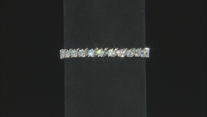 Cubic Zirconia Rhodium Over Sterling Silver Bracelet 14.75ctw Video Thumbnail