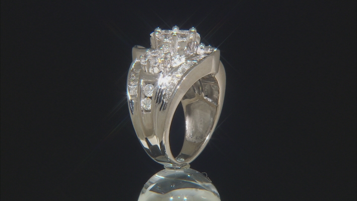 White Diamond 14k White Gold Ring 3.00ctw Video Thumbnail