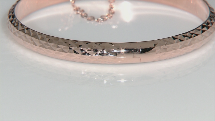 Clover Lv Rose Gold American Diamonds Stainless Steel Openable Bangle –  ZIVOM
