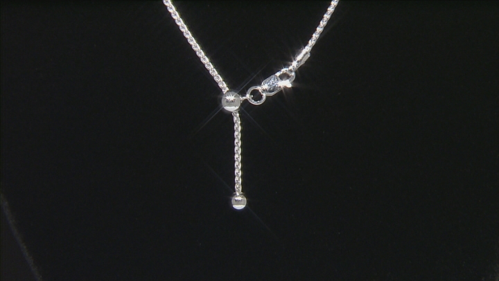 Sterling Silver Wheat Link Sliding Adjustable Chain Set Of Three 24 inch Video Thumbnail