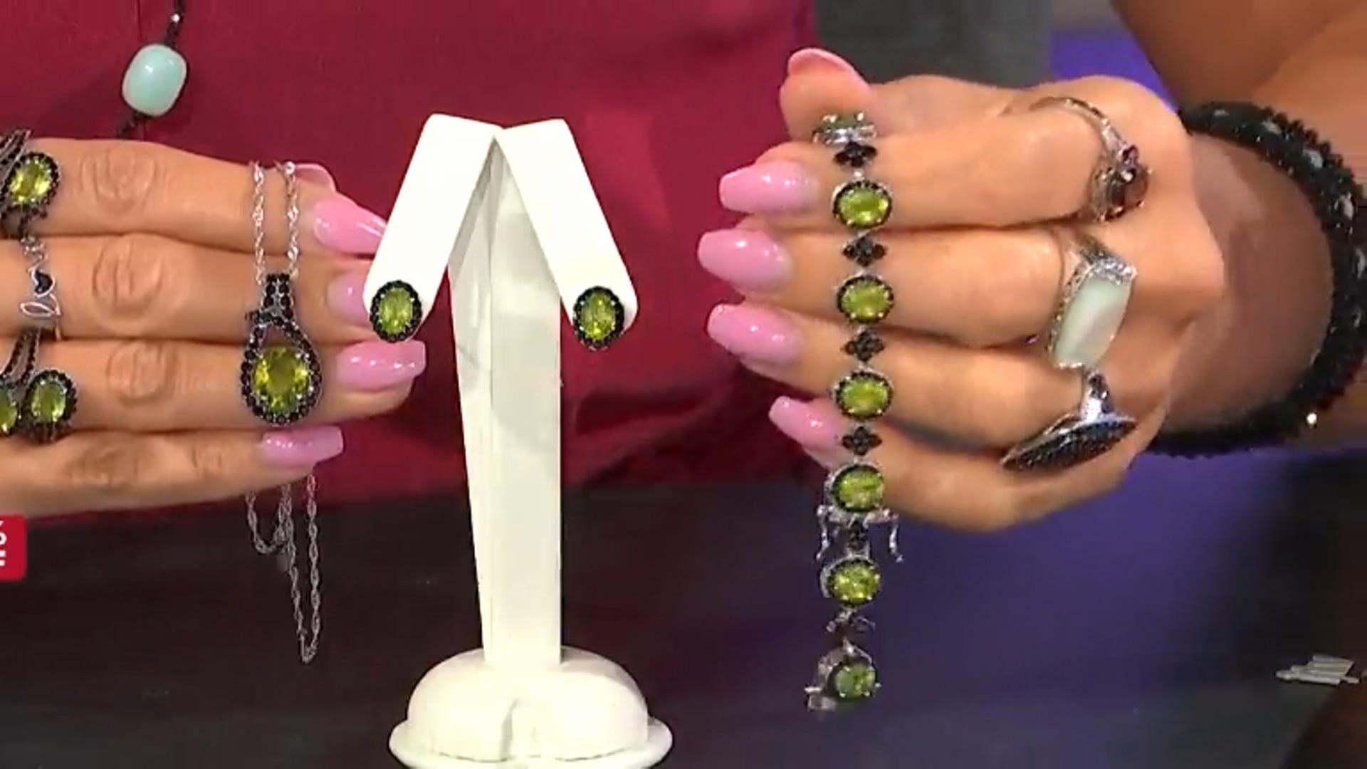 Green Peridot Rhodium Over Sterling Silver Bracelet 17.25ctw Video Thumbnail