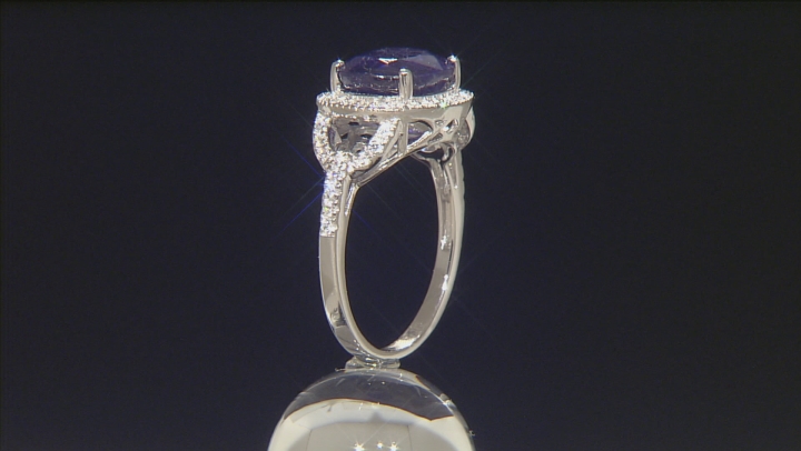 Mahaleo Sapphire Sterling Silver Ring 5.67ctw Video Thumbnail
