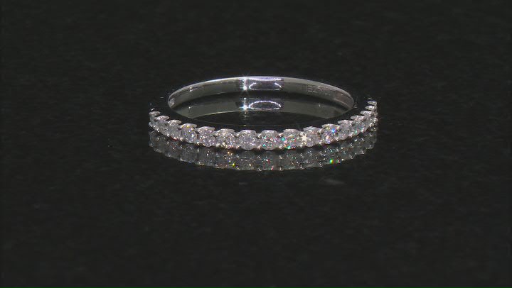 White Diamond 10K White Gold Cluster Ring With Matching Band 2.00ctw Video Thumbnail