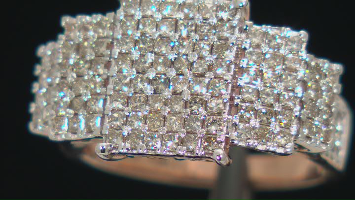 Candlelight Diamonds™ 10k Rose Gold Cluster Ring 1.75ctw Video Thumbnail