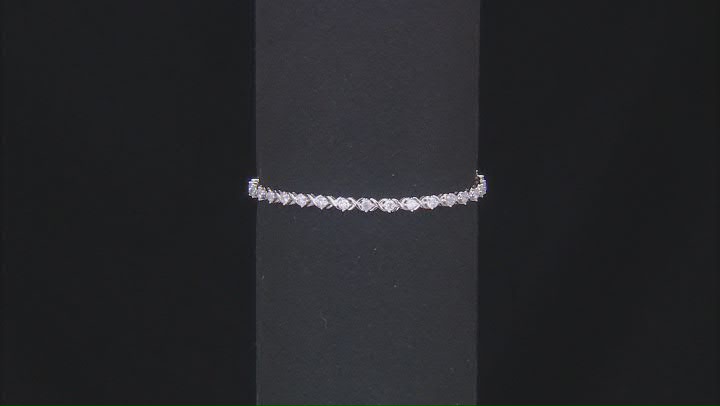 White Diamond 14k White Gold Tennis Bracelet 2.50ctw Video Thumbnail