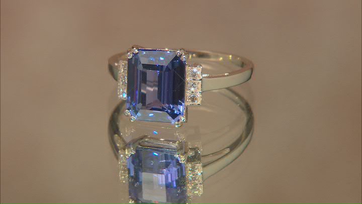 Blue Tanzanite 10k Yellow Gold Ring 3.20ctw Video Thumbnail