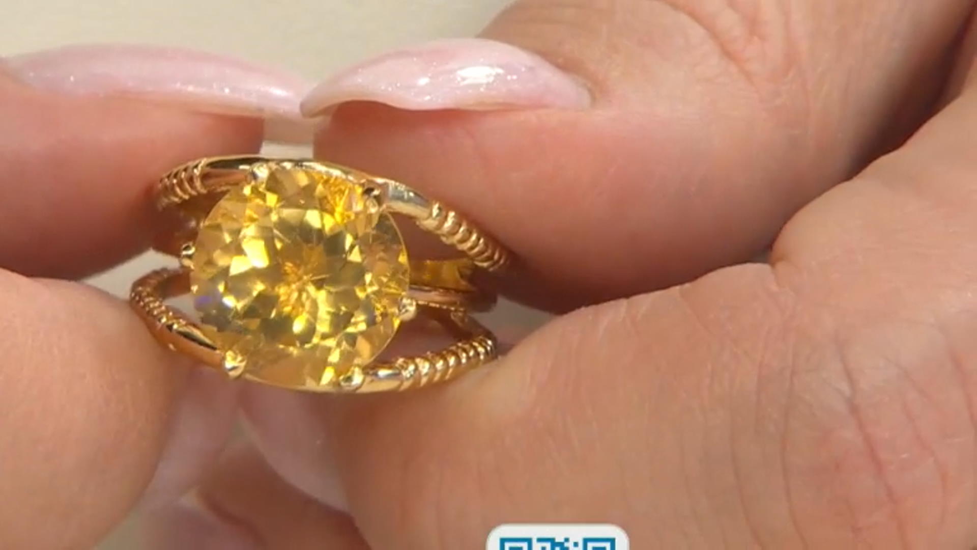 Citrine 18K Yellow Gold Over Sterling Silver Ring 5.00ctw Video Thumbnail