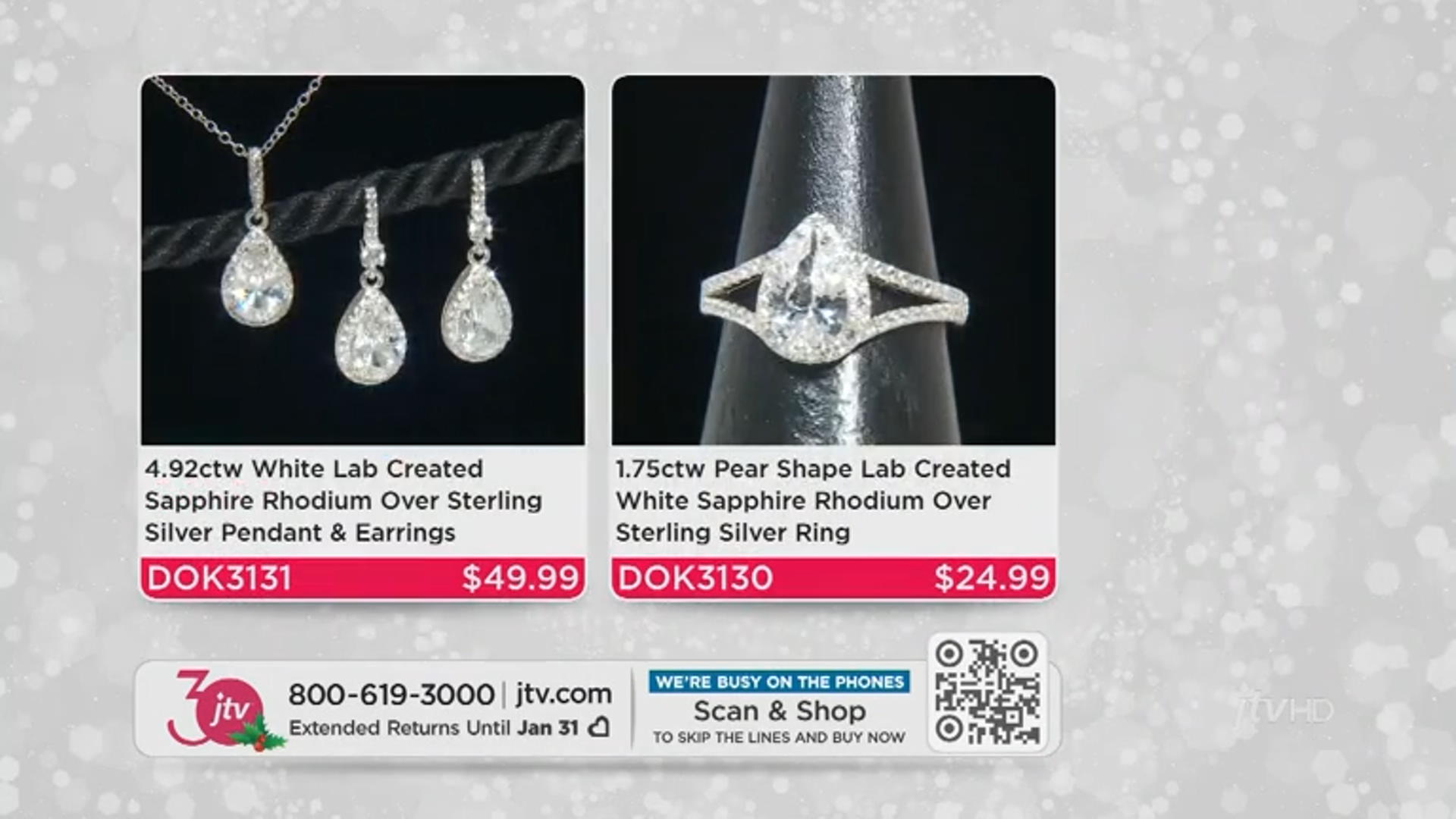 White Lab Created Sapphire Rhodium Over Sterling Silver Pendant With Chain And Earrings 4.92ctw Video Thumbnail