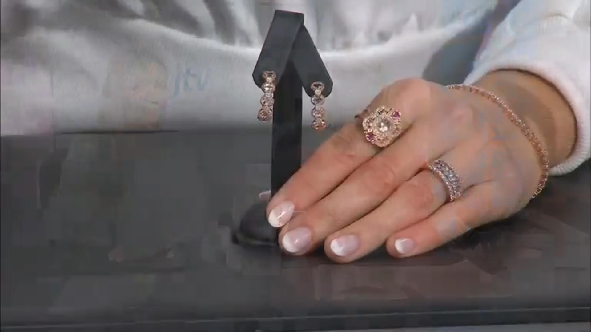 Peach Morganite 14k Rose Gold Over Sterling Silver Earrings 2.04ctw Video Thumbnail