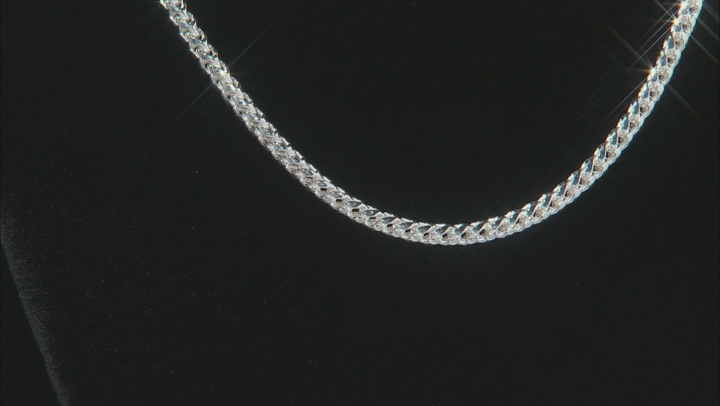 Sterling Silver 3.5MM Franco 18-Inch Chain Video Thumbnail