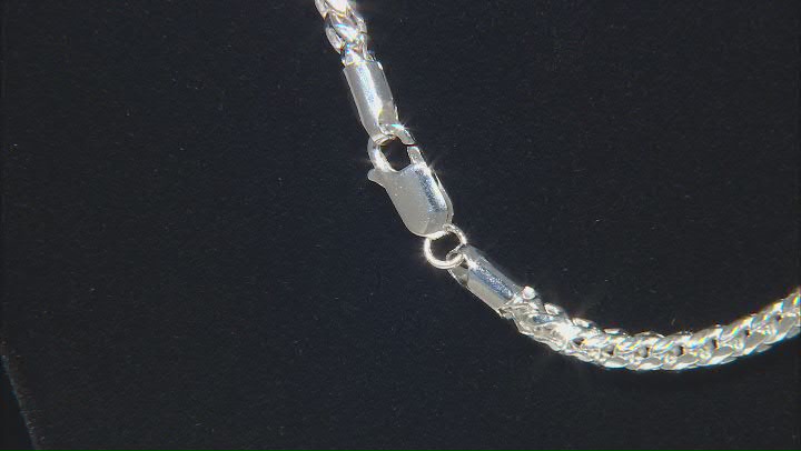 Sterling Silver 3.5MM Franco 20-Inch Chain Video Thumbnail