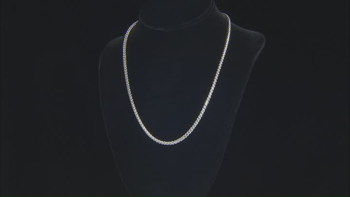 Sterling Silver 3.5MM Franco 20-Inch Chain Video Thumbnail