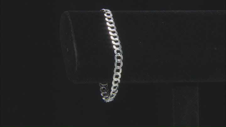 Sterling Silver Set of 3 Flat Curb, Mariner, and Herringbone Link Bracelets Video Thumbnail
