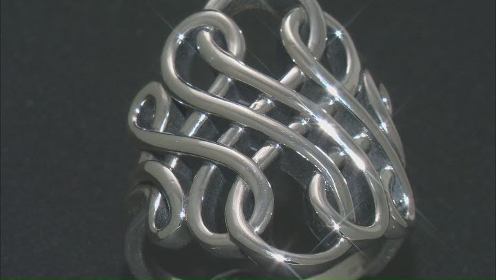 Sterling Silver Swirl Ring Video Thumbnail