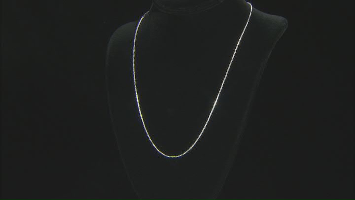 Sterling Silver 1.35mm Diamond-Cut Adjustable Popcorn Chain Video Thumbnail