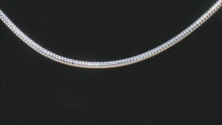 Sterling Silver 2.4MM Snake Chain Video Thumbnail