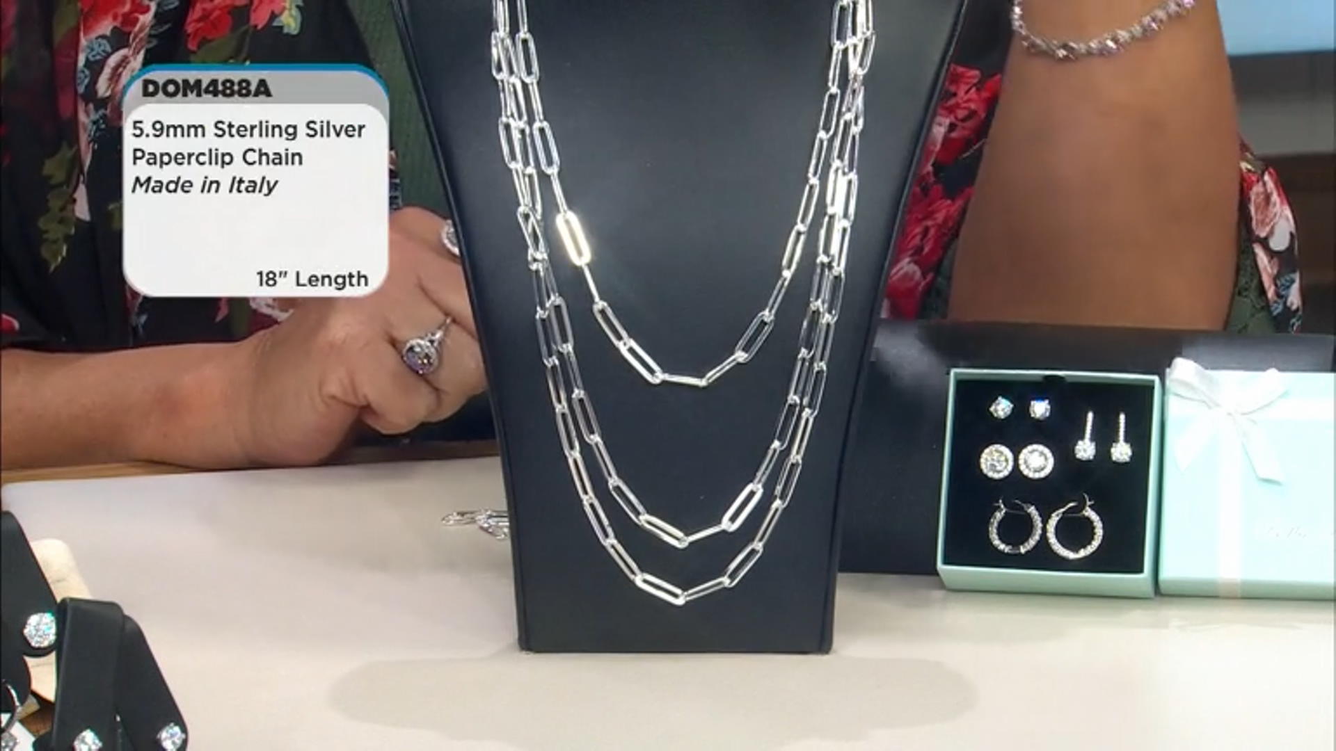 Sterling Silver 5.9mm Paperclip 18 Inch Chain Video Thumbnail