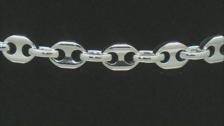 Sterling Silver 4.8mm Mariner Link Bracelet Video Thumbnail