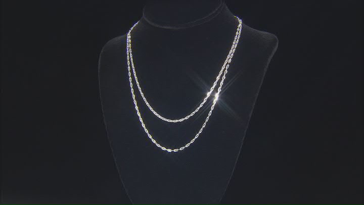 Sterling Silver 2.8mm Mariner 20 Inch Chain Video Thumbnail