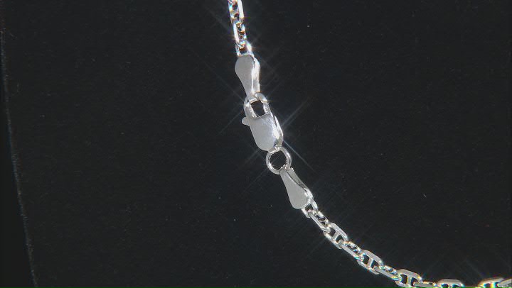 Sterling Silver 2.8mm Mariner 18 Inch Chain Video Thumbnail