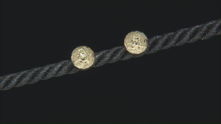 14k Yellow Gold 8mm Diamond-Cut Ball Stud Earrings Video Thumbnail