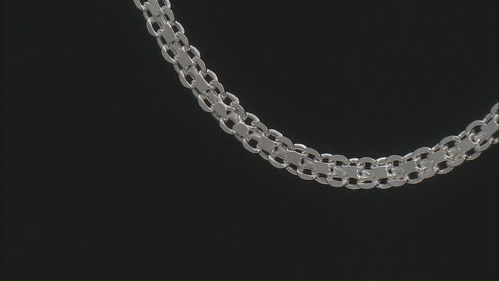 Sterling Silver 5mm Bismark 20 Inch Chain Video Thumbnail