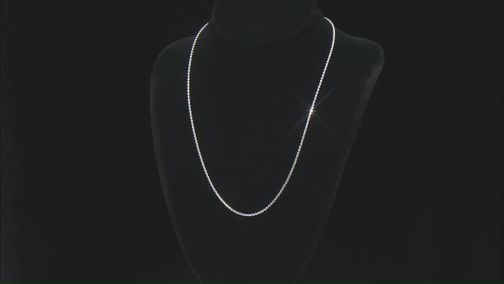 Sterling Silver 1.5mm Popcorn 20 Inch Chain Video Thumbnail