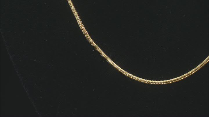 18k Yellow Gold Over Sterling Silver 1.5mm Sliding Adjustable Snake 24 Inch Chain Video Thumbnail