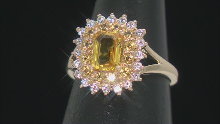 Yellow Sapphire 10k Yellow Gold Ring 1.82ctw Video Thumbnail