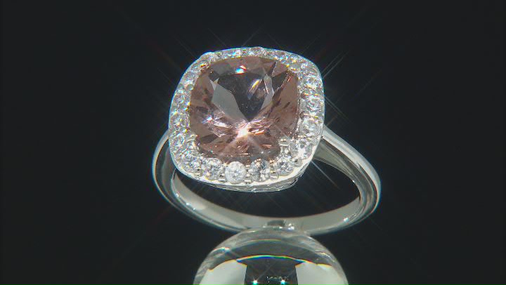 Zandrite® Rhodium Over Sterling Silver Ring 3.66ctw Video Thumbnail