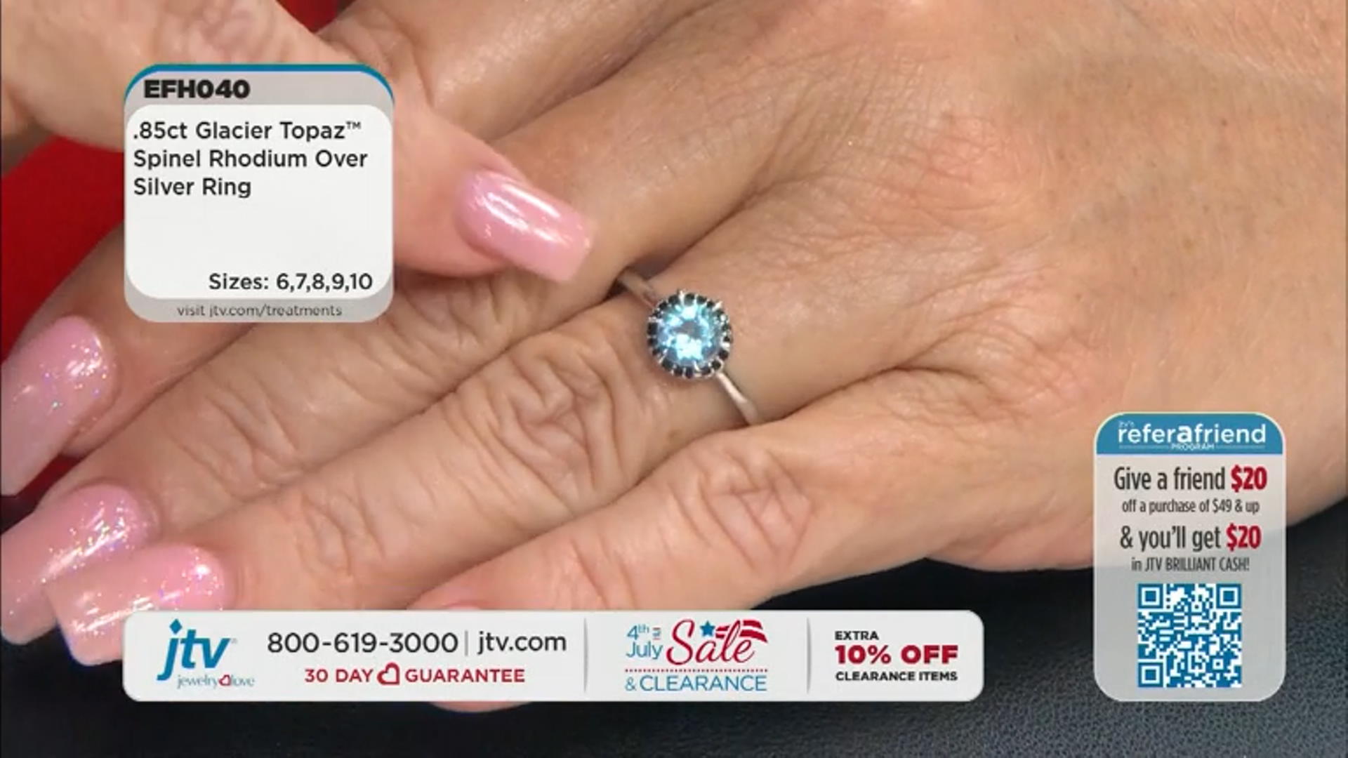 Sky Blue Glacier Topaz Rhodium Over Sterling Silver Set Of Three Rings 2.80ctw Video Thumbnail