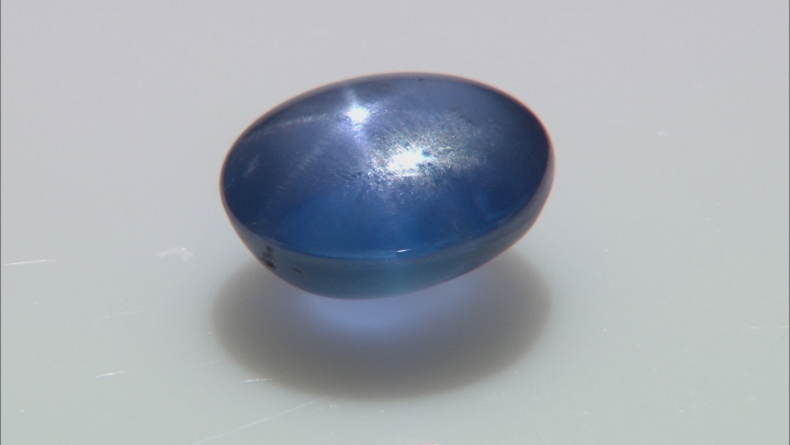 Star Sapphire Loose Gemstone 15.26x14.22mm Oval Cabochon 15.32ct Video Thumbnail