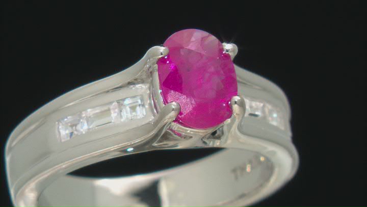 Mahaleo Ruby Sterling Silver Ring 1.75ctw Video Thumbnail