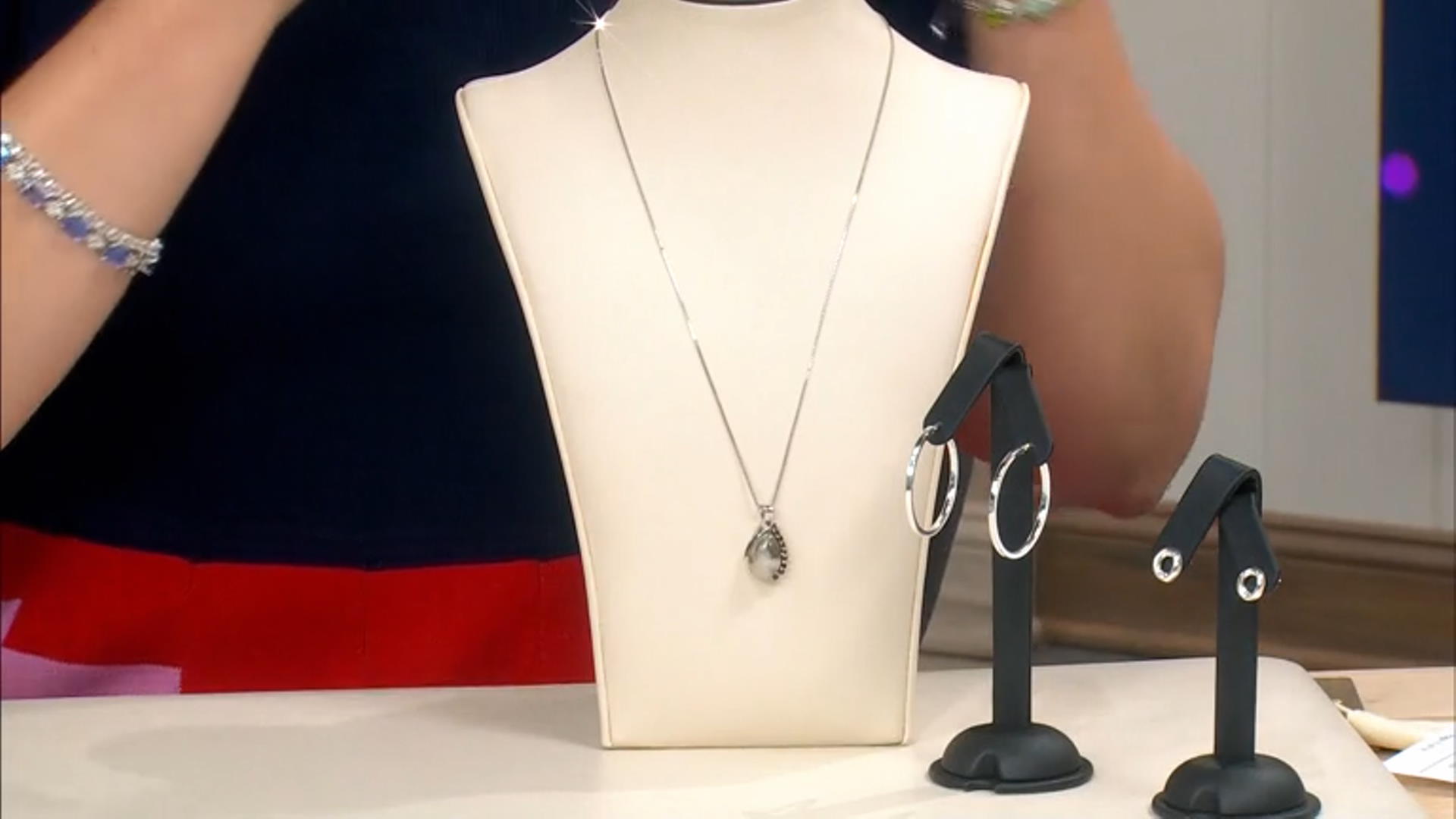 Golden Pyrite Sterling Silver Pendant With Chain .34ctw Video Thumbnail