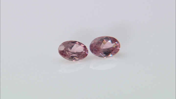 Garnet Color Shift 6x4mm Oval Matched Pair 1.00ctw Video Thumbnail