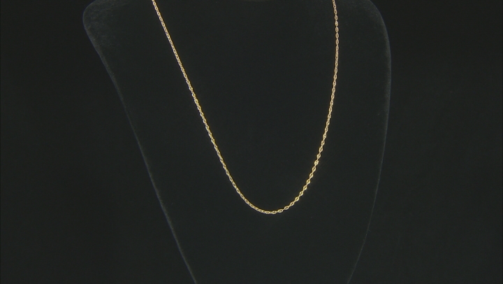 14k Yellow Gold Mariner Chain 20 inch Necklace