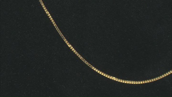 Splendido Oro™ 14K Yellow Gold Etruscan Box Chain  18 Inch Necklace Video Thumbnail
