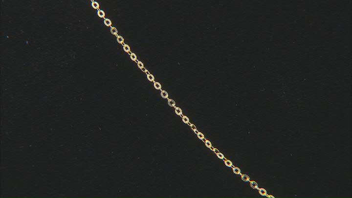 14K Yellow Gold 0.8MM Double Rolo Brillante Chain Video Thumbnail