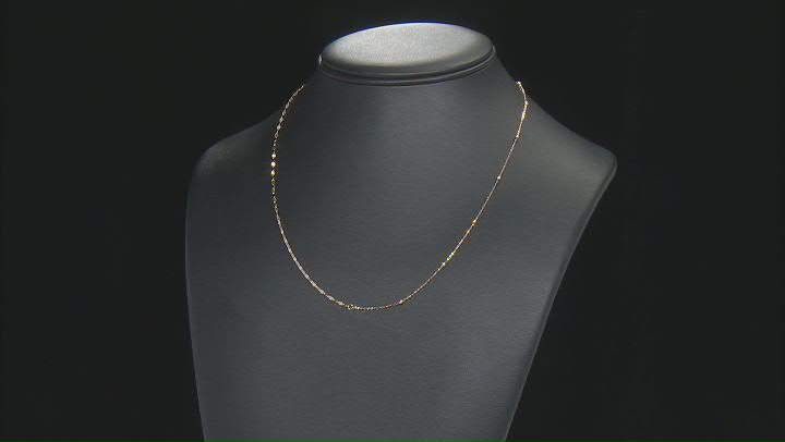 14k Yellow Gold Multi-link 18" Necklace Video Thumbnail