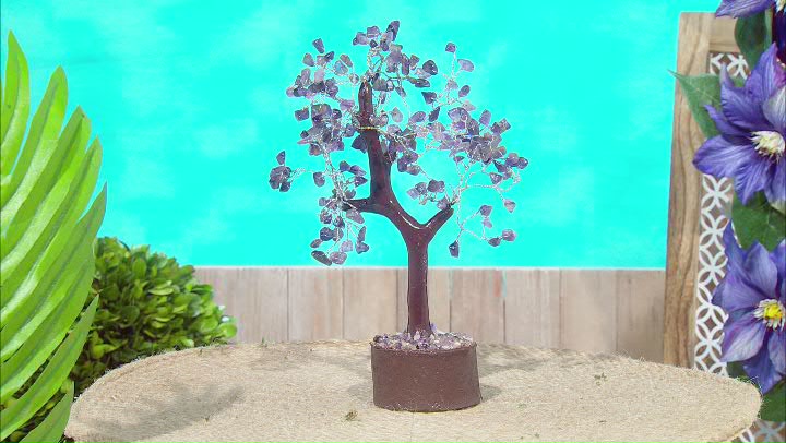 Amethyst Gemstone Tree Figurine Video Thumbnail
