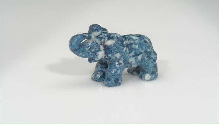 Lapis Lazuli Carved Elephant Figurine Video Thumbnail