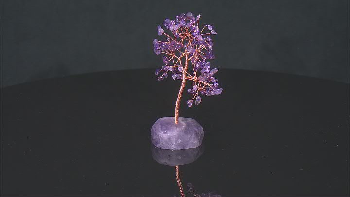 Amethyst Tree of Life Figurine with Amethyst Base Video Thumbnail