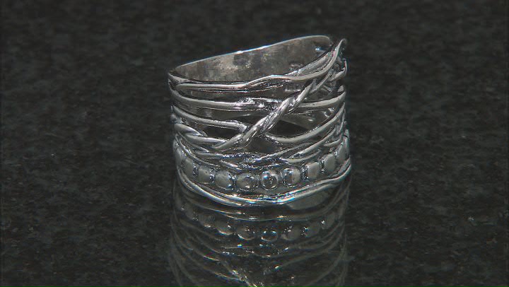 Sterling Silver Multi-Row Ring Video Thumbnail
